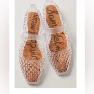 Sam Edelman Women's Transparent Mesh Flats
